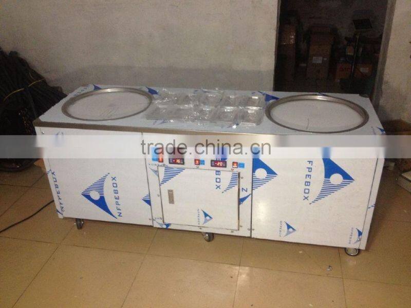 China Commercial Street Mobile Restaurant Food Vending Cart Ice Cream Carts/ Fried Ice Cream Carts