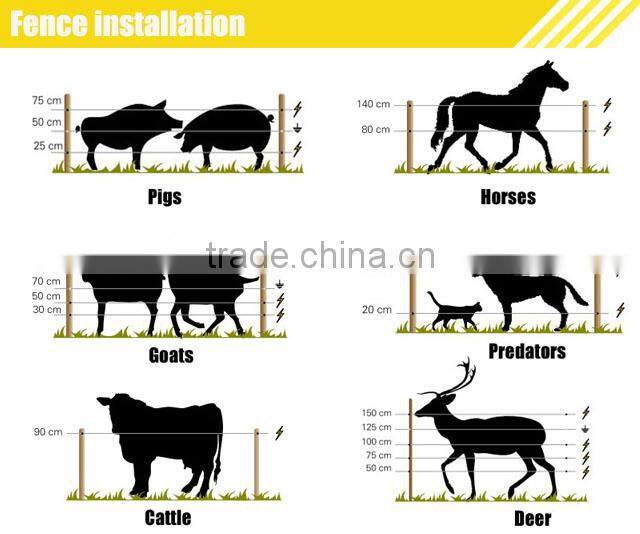 0.5 joule battery power livestock electric farm fence energiser with adapter