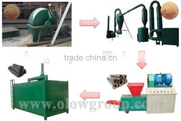 High yield wood pressing briquette machine to make charcoal pressing briquette
