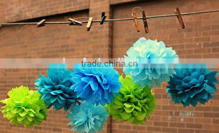 Fashion tissue paper pom poms flower balls