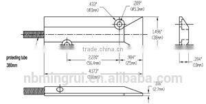 MR-5C-55A top quality embedded door magnetic sensors