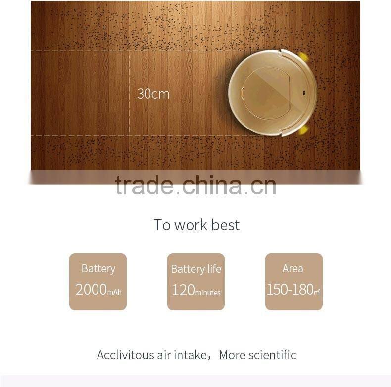2016 Hottest Intelligent Vacuum Cleaner Robot Automatic Sweeper