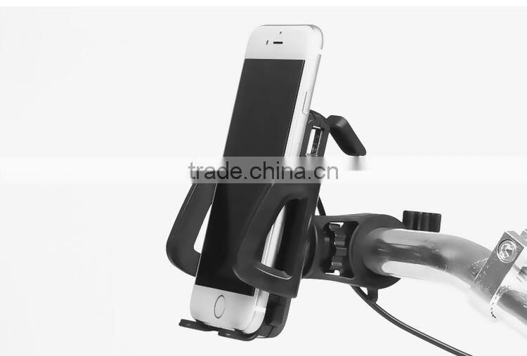 Waterproof motorcycle mobile phone charger with phone holder
