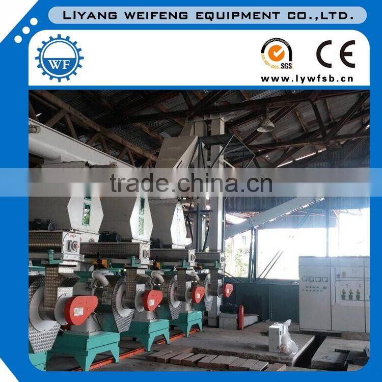 Efficient complete wood pellet production line, 1T/H to 4T/H wood pellet line