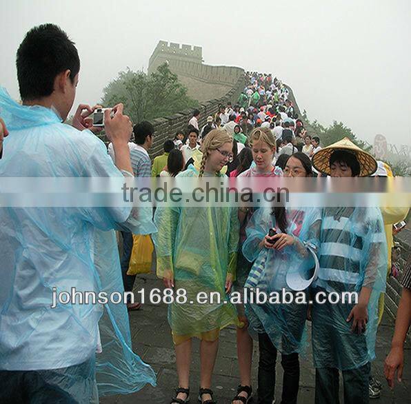 Disposable raincoat
