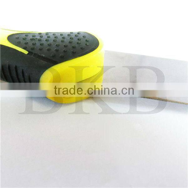 1 inch stainless steel mini putty knife with soft double color rubber handle