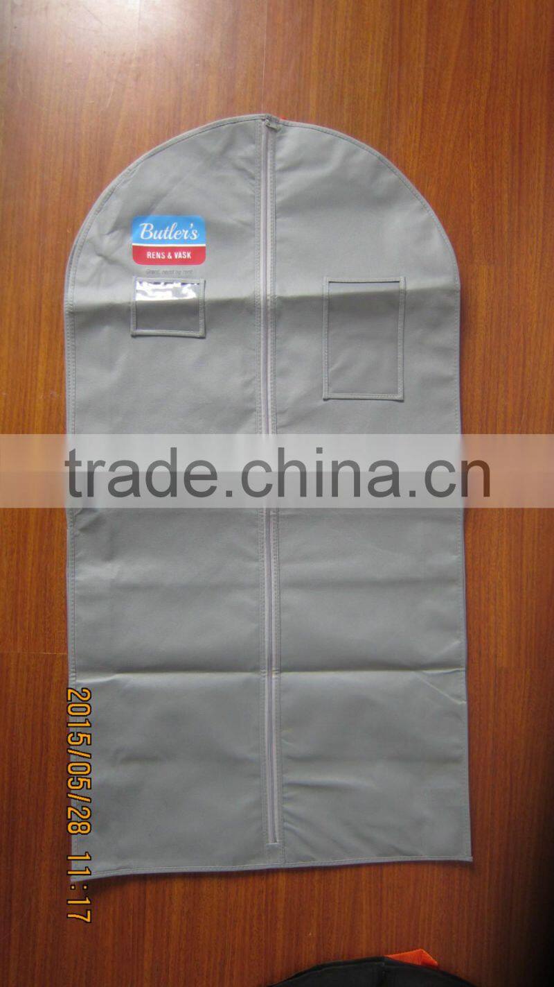 2016 customized garment bags with pockets,cloth garment bag,uniform garment bag