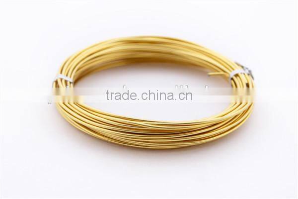 gold color Aluminium Bonsai Wire