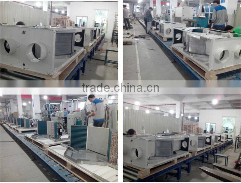 Auto-defrost HEPA filter fresh air heat recovery ventilator with heat pump