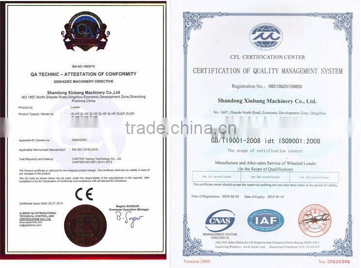 High quality Changlin 3 ton 936 Wheel loader low price with Deutz Yuchai FOR SALE