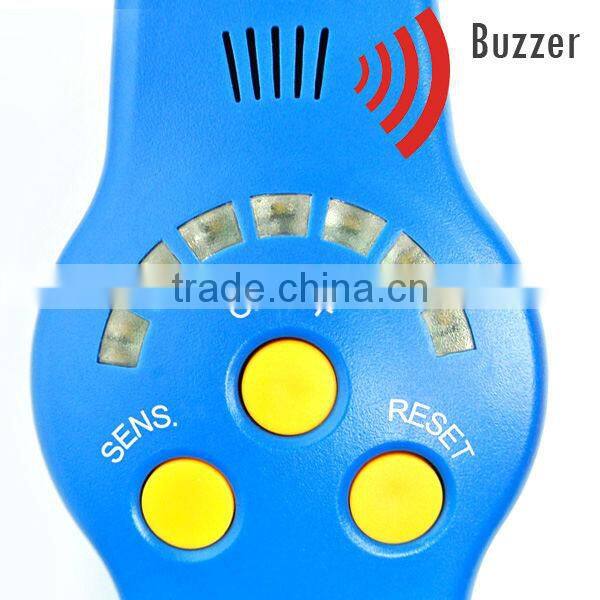 Handheld Halogen Leak Detector 305mm probe length Negative Corona Sensor Type with Dual-color LED Indicator