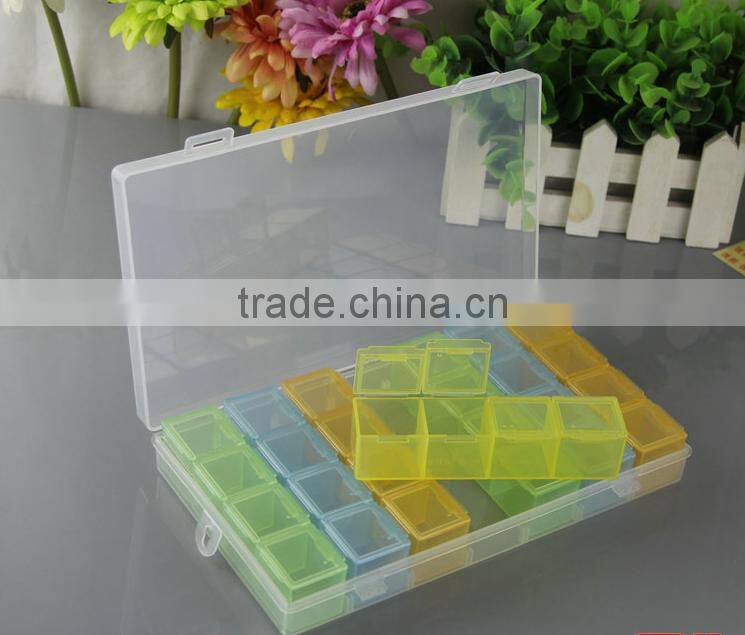 28 Days Monthly Pill Box Organizer with AM/PM Night Reminder