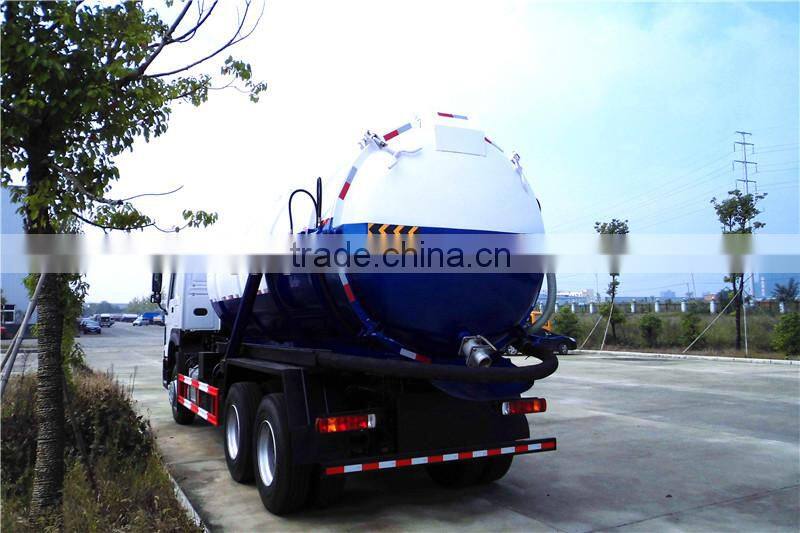 china manufacturer HOWO 20000l vacuum sewage sucker truck