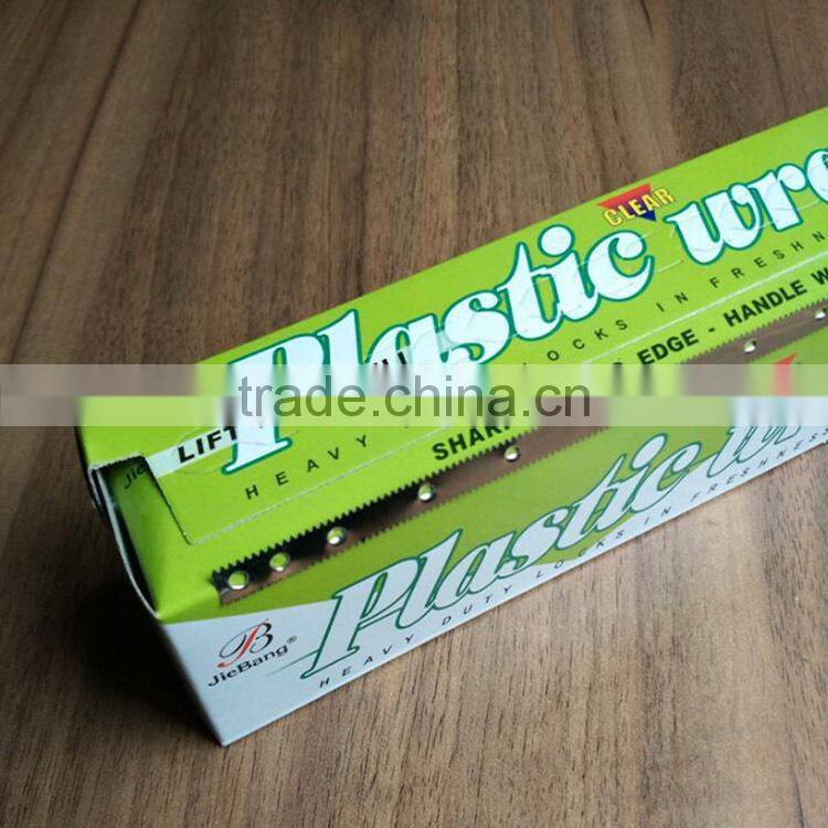 Disposable Fresh Keeping Wrap Film Roll with Auto Cutter 30cm*20M