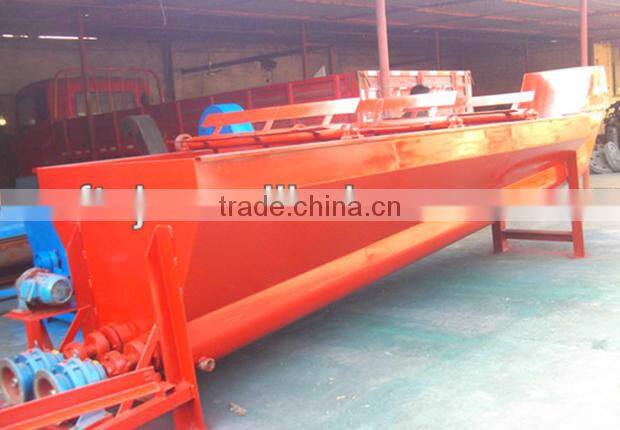 Large-sized rinsing and seperating tank for soft plastic