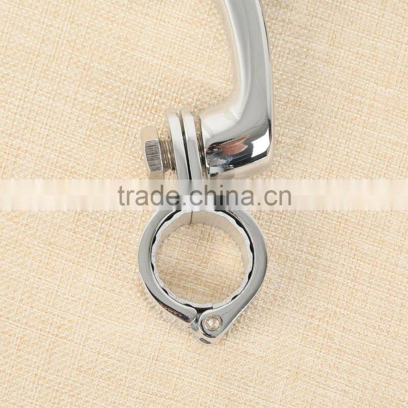 1 1/4" Bar 25 30 35 Long Angled Adjustable Highway Peg Mount For Suzuki Kawasaki