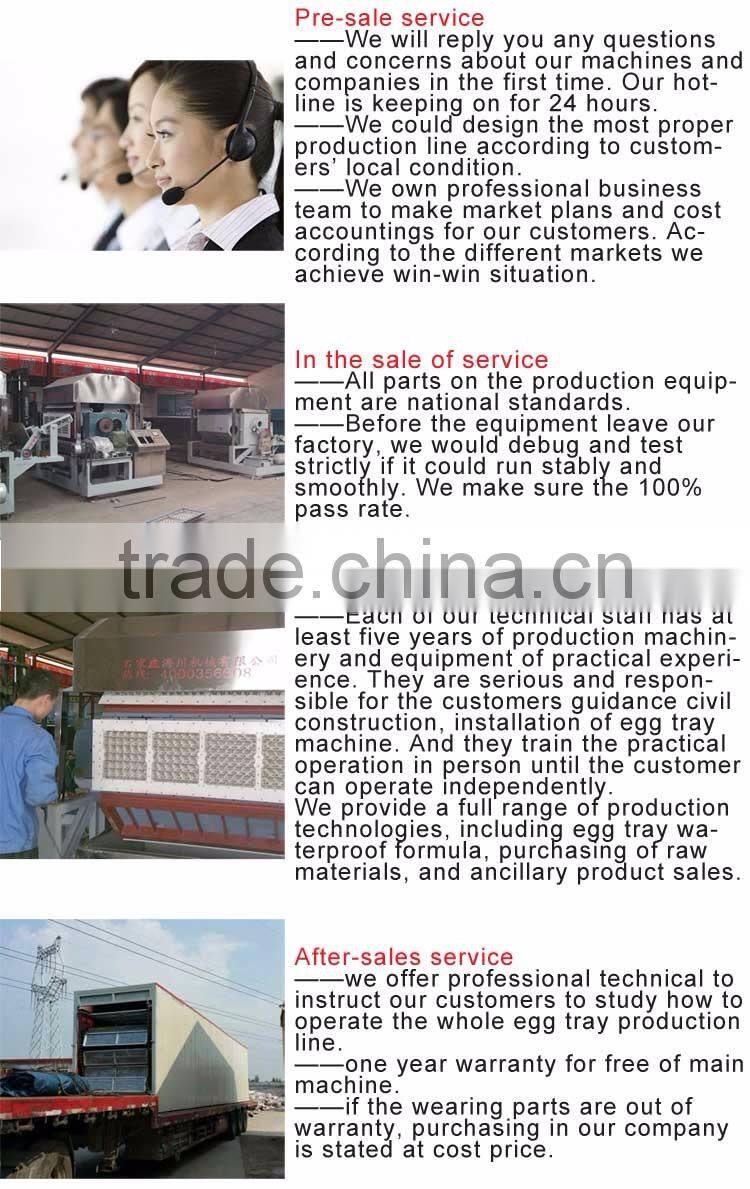 haichuan making machine egg tray cartons egg tray machine production line small machine making egg tray