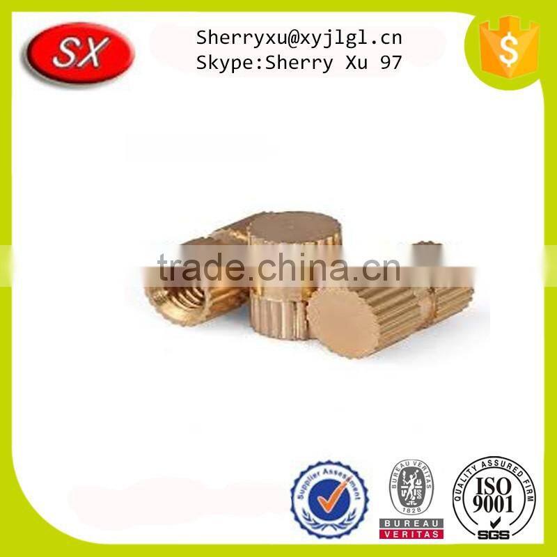 Factory custom high precision round threaded knurled thumb nuts