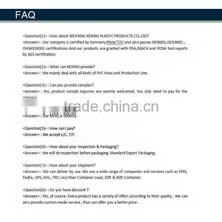 Widely use cheap price PVC Water Hose