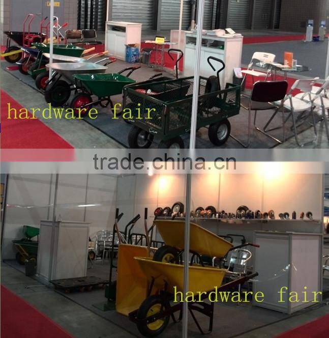 china plastic wheelbarrow tray 10cbf and 140L big capacity