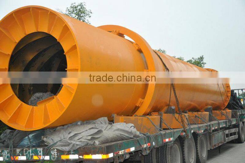 High capacity quartz sand rotary dryer