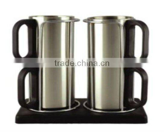 160Z Plastic thermal custom camping auto mug with printed advertisement