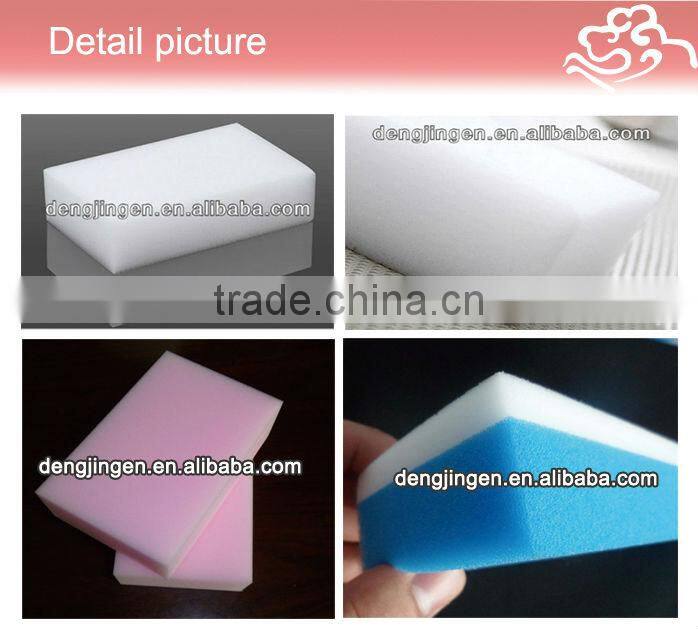 Stock size 10*7*3cm White home cleaning melamine sponge/foam
