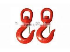 Hardware Accessories G80 Safety Red Swivel Hook