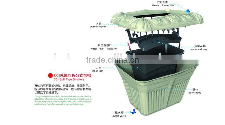 neoclassicism garden planter C-01