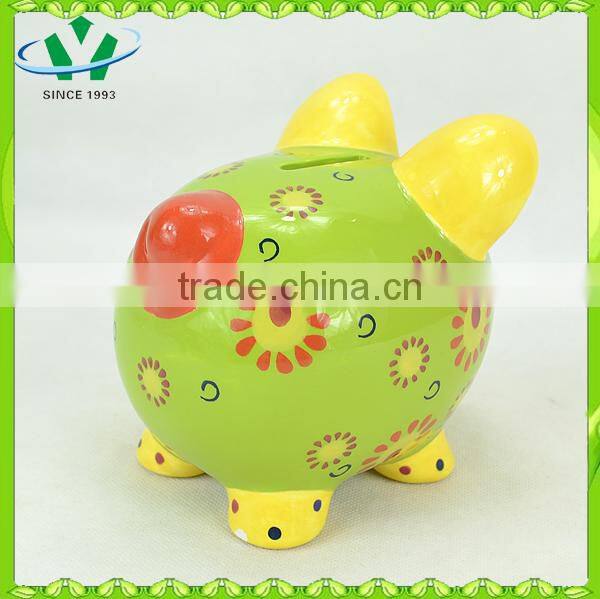 2015 wholesale ceramic piggy banks for kids