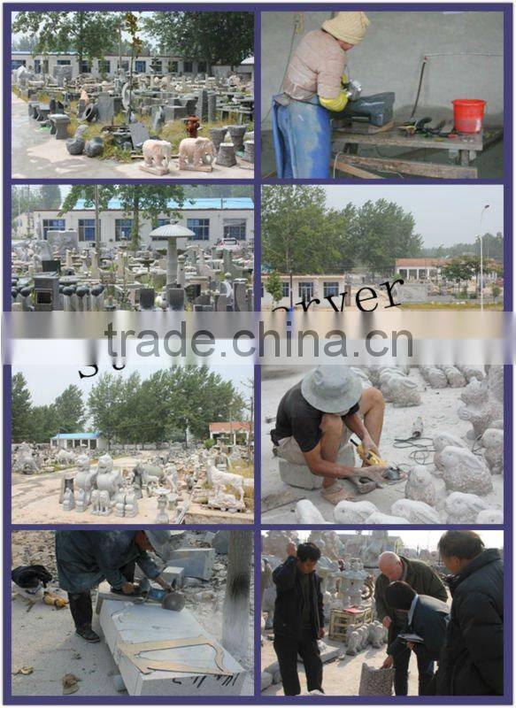 Park Stone Horse Carving