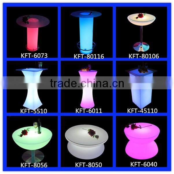 led funiture led party table modern dining tables