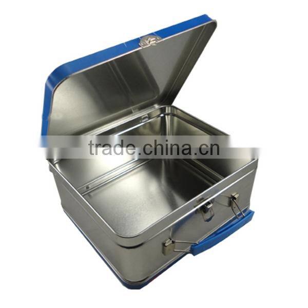 wholesale tin box with handle