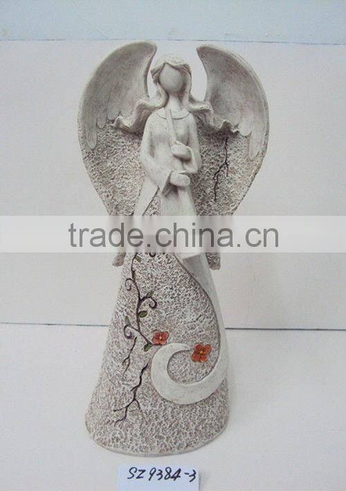 Resin large handmade wings fairy statue
