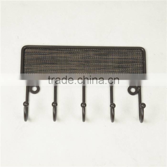 Store More textilene Door 5 Hook Key Rack