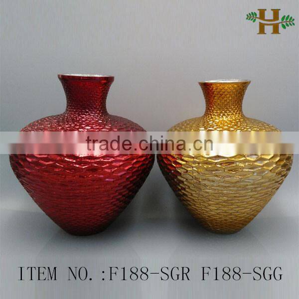 wholesale tall different color glass vase