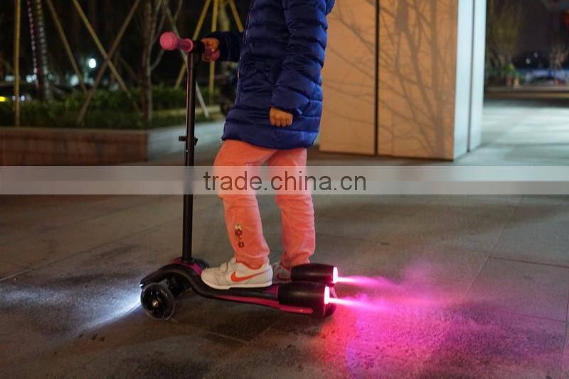 Cool Foldable Mist Spray Scooter For kids, Adjustable High Run scooter of gift for Children