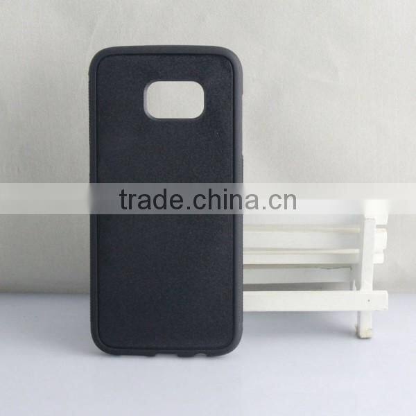 Matte TPU+PC bottom creative blank phone case for samsung s7 edge