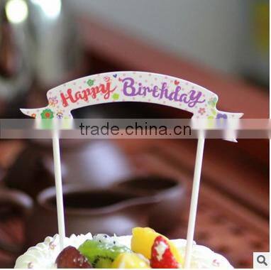 popular recycled happy birthday cake topper