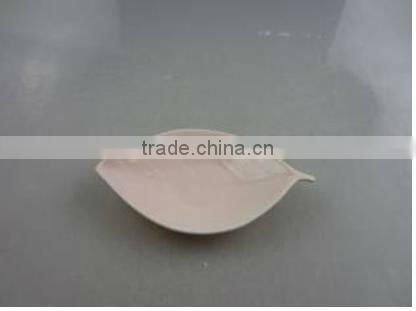 Stock porcelain leaf shaped sauce dish