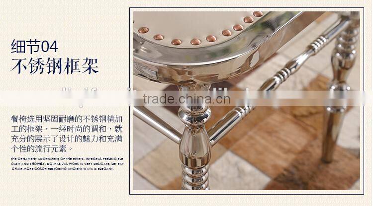 polished silver stainless steel luxury modern chiavari chair LQ-SSC001
