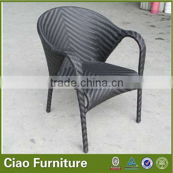 fashion leisure white color rattan chair