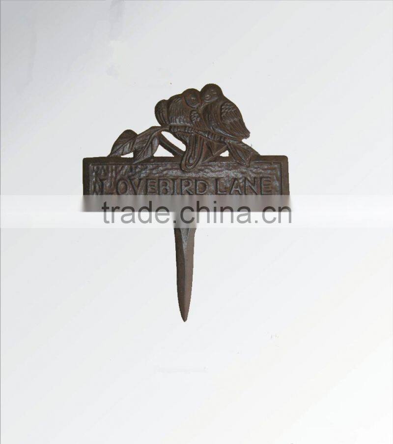 SNAIL STYLE CAST IRON GARDEN DECORATION