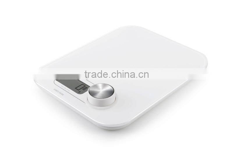 Kinetic Energy Battery-free digital glass kitchen food scale