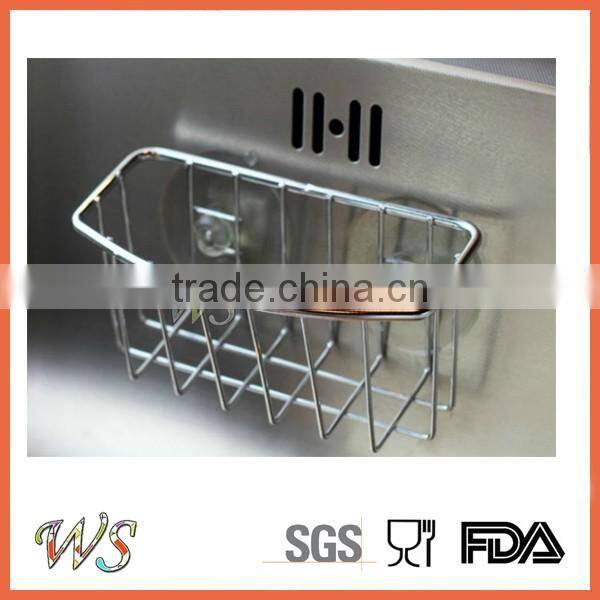 WS-SH03 Kitchen Sink Suction Sponge Holder / Soap holder/Kitchen rack - Stainless Steel