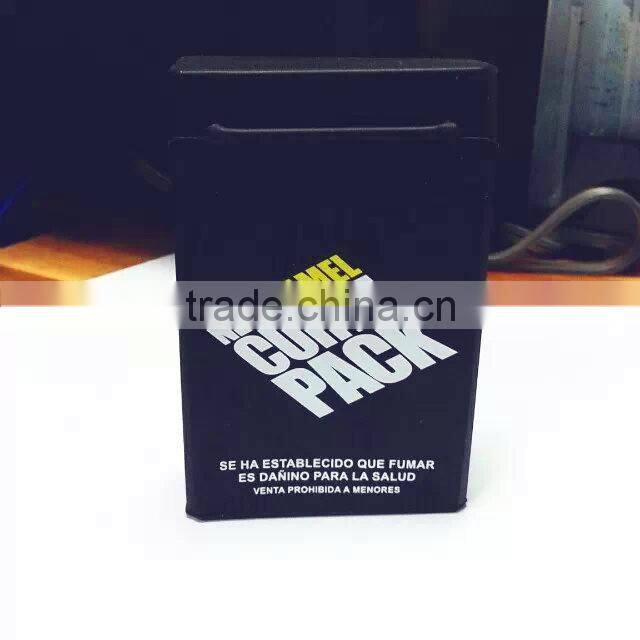 Cool brand pattern & letter printed silicone cigarette case