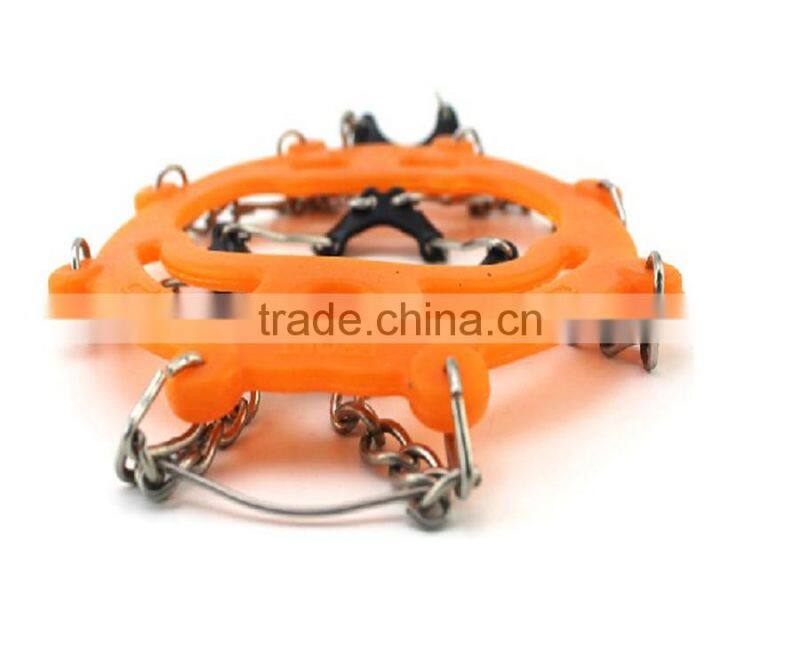 Factory price snow silicon shoe grips ,Winter safety silicone shoes, Anti slip shoe grips for ice and snow