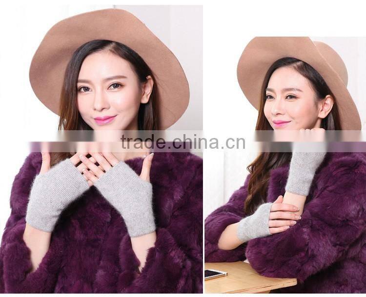 Cashmere Autumn Winter Gloves Have Finger Korean Mittens