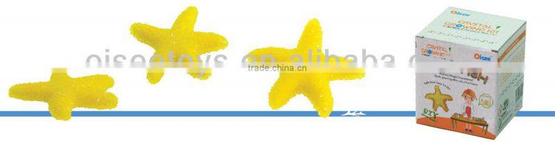 2015 promotional small toys diy kit lovely shape crystal starfish