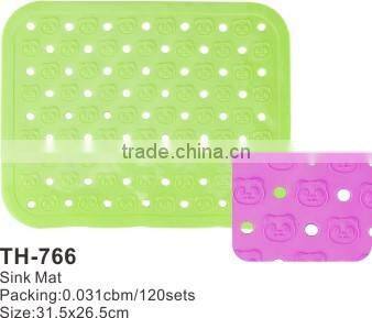 bathroom sink anti-alip PVC plastic mat